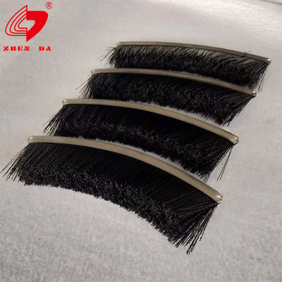 Poly Bristle Soft Flexible Strip Brush For Door Bottom Dust And Weather Proof