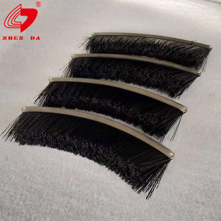 Poly Bristle Soft Flexible Strip Brush For Door Bottom Dust And Weather Proof